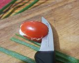 Foto del paso 5 de la receta: Tomates rellenos en ramo de tulipanes San Valentín