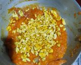 A picture of step 1 of Pav bhaji with egg bhuna masala.