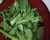 Foto langkah ke 2 dari resep Tumis Sawi Hijau Telur.
