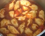 A picture of step 3 of Boiled Dumplings with Spicy Sauce (2 Versions: With or Without Korean Chili Paste).