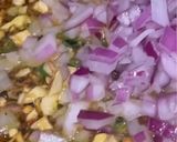 A picture of step 3 of Baingan Bharta (Smoky Eggplant Curry).
