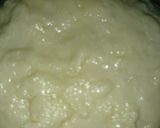 A picture of step 2 of Crosant filled with jam and chocolate.