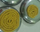 A picture of step 6 of Ground rice chakli.