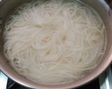 A picture of step 1 of Veg hakka Noodles.