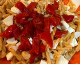Foto del paso 2 de la receta: Ensalada de pasta de lentejas con vinagreta de miel y mostaza