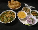 A picture of step 4 of Pani Puri.
