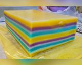 Foto langkah ke 6 dari resep Kue Pepe/Kue Lapis (tepung beras).
