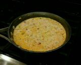 A picture of step 3 of Potatoes Bravas.