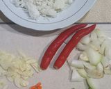 Foto langkah ke 1 dari resep Nasi Goreng Sayur.
