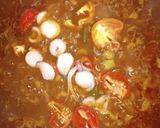 A picture of step 2 of Stir fried Macaroni.