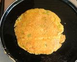 A picture of step 4 of Leftover rice pancakes.