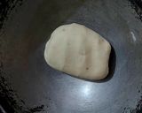 A picture of step 1 of Koraishutir Kochuri ya Matar ke Poori.