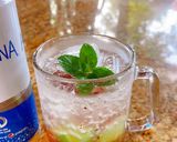 Hình bước làm 2 của món Soda chanh, dâu tây 🍓