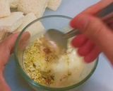 A picture of step 4 of No Cook Bread Sweet Sandwich.
