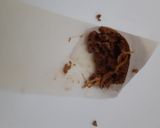 A picture of step 2 of Chota samosa Qeema samosa.