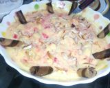 A picture of step 5 of Mango delight custard.