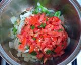 Foto del paso 5 de la receta Boquerones al horno con de salsa de picadillo de tomates
