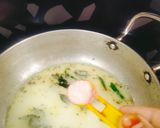 A picture of step 7 of Gujarati kadhi.