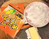 Hình bước làm 1 của món Popcorn..bắp rang bơ vị caramel,món ăn vặt của trẻ nhỏ