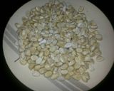 A picture of step 3 of Khuskhus Halwa.