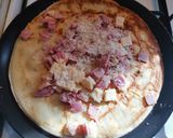 Une image de l'étape 3 de Crêpes Salées Jambon-Fromage.