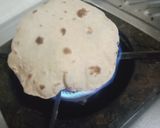 A picture of step 6 of Ghee roti.