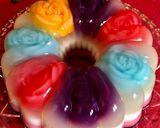 Foto langkah ke 6 dari resep Puding Mawar(Puding Hantaran).