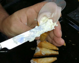 Foto del paso 2 de la receta: Conos rellenos de mousse de queso con nueces y jamón york