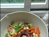 กุ้งผัดผัก