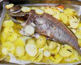 Foto del passaggio 10 della ricetta Cernia su Crosta di Patate al Forno