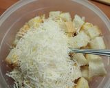 Sajtos, tojásos kenyérkockák recept fázis 2 fotója