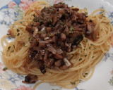 Foto del paso 5 de la receta: Espaguetis con champiñones al ajillo picantes