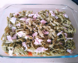 Foto del paso 9 de la receta: Tallarines de espinacas con verduras al horno