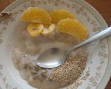 A picture of step 9 of Enriched rice porridge.