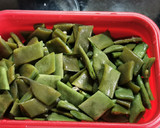 Foto del paso 1 de la receta: Tortilla de judías verdes y calabacín