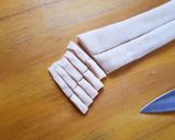 Foto del paso 5 de la receta: Fideos caseros sin máquina
