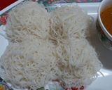 A picture of step 6 of Idiyappam (String Hopper).