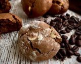A picture of step 9 of Coffee and Cocoa Cookies (with White Chocolate Chips).