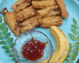 A picture of step 3 of Banana fritters.