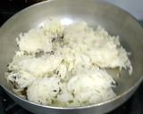 A picture of step 4 of Tricolour Biryani.