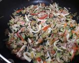 Foto del paso 3 de la receta Spaguetis con verdura, atún y palitos de cangrejo