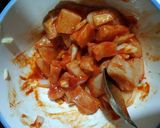 Hình bước làm 3 của món Cơm ức gà sốt cay (Eat clean)
