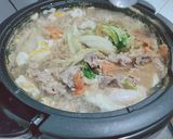 超簡單韓式豬肉蛤蠣豆腐鍋🍲的食譜步驟3照片