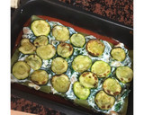 Foto del paso 6 de la receta: Lasaña de espinacas, calabacín, langostinos y ricotta