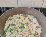 A picture of step 8 of Fried brown rice.
