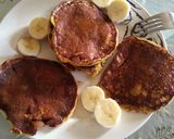 Φωτογραφία βήματος 5 της συνταγής Pancakes🥞 με αλεύρι ολικής και μέλι🍯