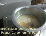 A picture of step 3 of Kashmiri Pulao.