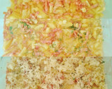 Foto del paso 6 de la receta: Gratinado de patatas con huevos, bacon y queso