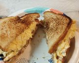 A picture of step 6 of Leftover Roasted Pork and Scrambled Sandwich Remembrance..