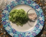 A picture of step 1 of Curd Cucumber Sandwich.